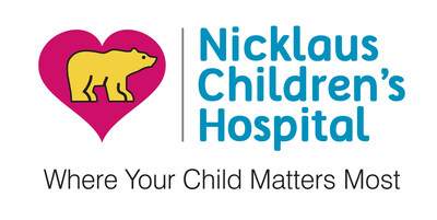 Nicklaus Children's Hospital logo with tagline. (PRNewsfoto/Nicklaus Children's Health System)