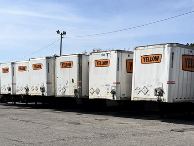 Yellow Freight trailers