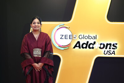 Archana Anand, Chief Business Officer at the launch event of ZEE5 Global Add-ons USA.