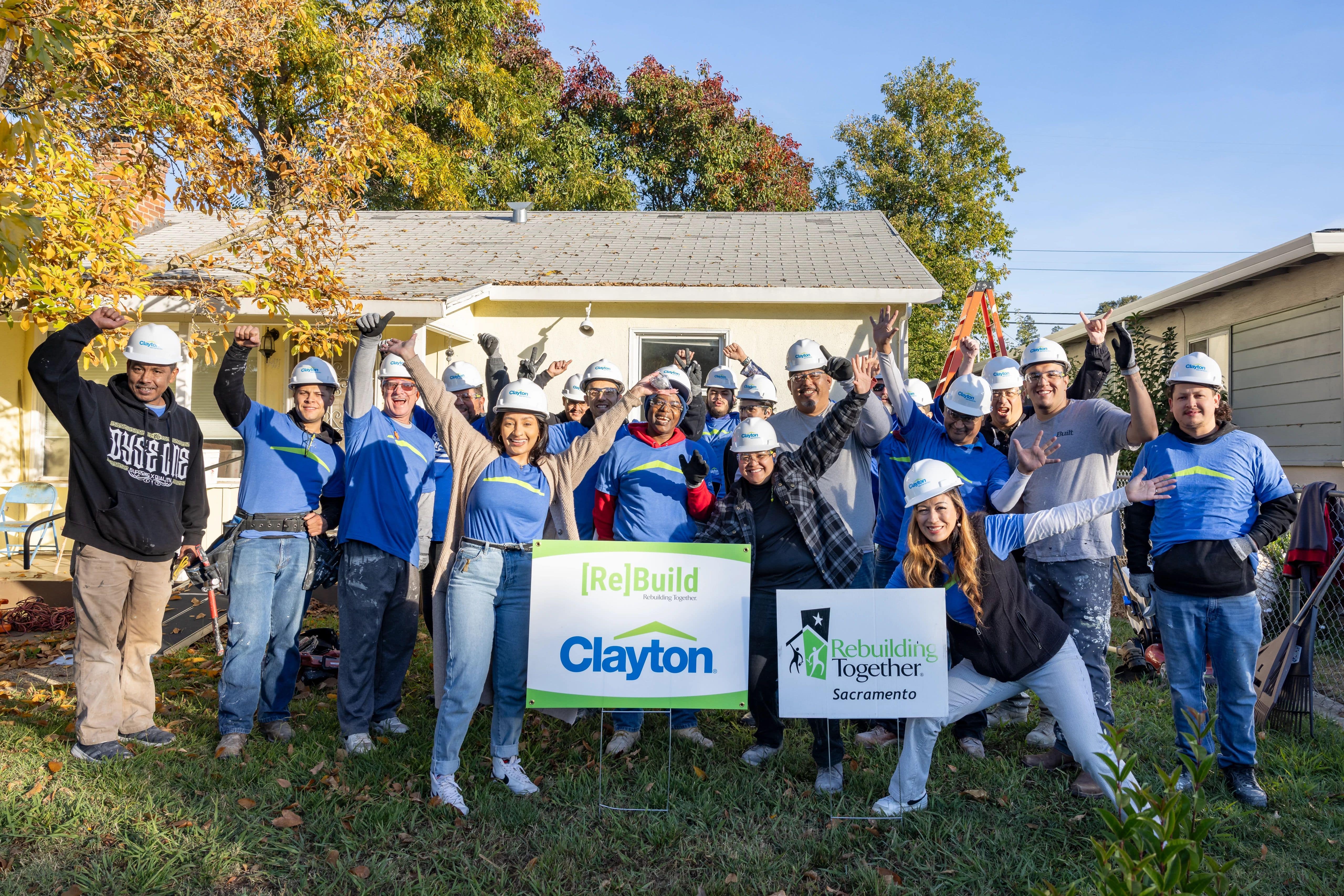 Clayton and Rebuilding Together partnered to help community neighbors remain in their homes by completing home repairs and renovations.