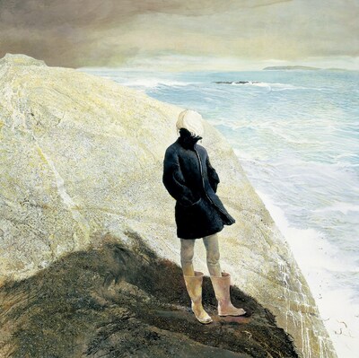 Andrew Wyeth, On the Edge, (2001) ©2023 Wyeth Foundation for American Art / Artists Rights Society (ARS), New York