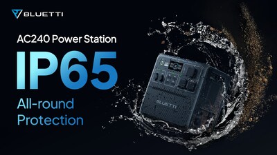 Power Beyond Limits with BLUETTI New AC240 IP65 Weatherproof Portable Power Station