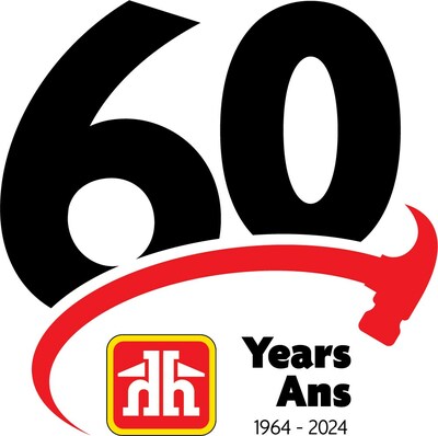 Home Hardware Stores Limited 60th Anniversary Logo (CNW Group/Home Hardware Stores Limited)