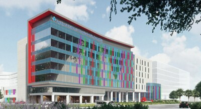 An artist's rendering of the Pagidipati Children’s Hospital at St. Joseph’s, which BayCare plans to build in Tampa by 2030, shows what the facility could look like. The name will remain St. Joseph's Children's Hospital until the new pediatric hospital opens.