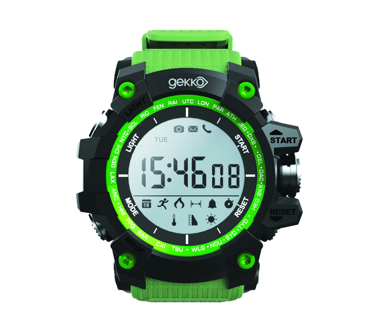 Sanzar Futureteq launches the Gekko GX1 – Hybrid Smartwatch :: Smart on the inside, Traditional on the outside