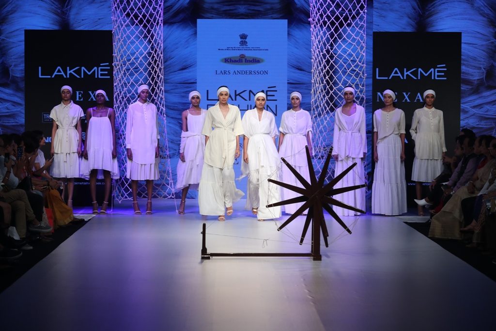 Lakme Fashion Week – Winter Festive 2018 : Lars Andersson, a Swedish Designer falls in love with the Indian Khadi