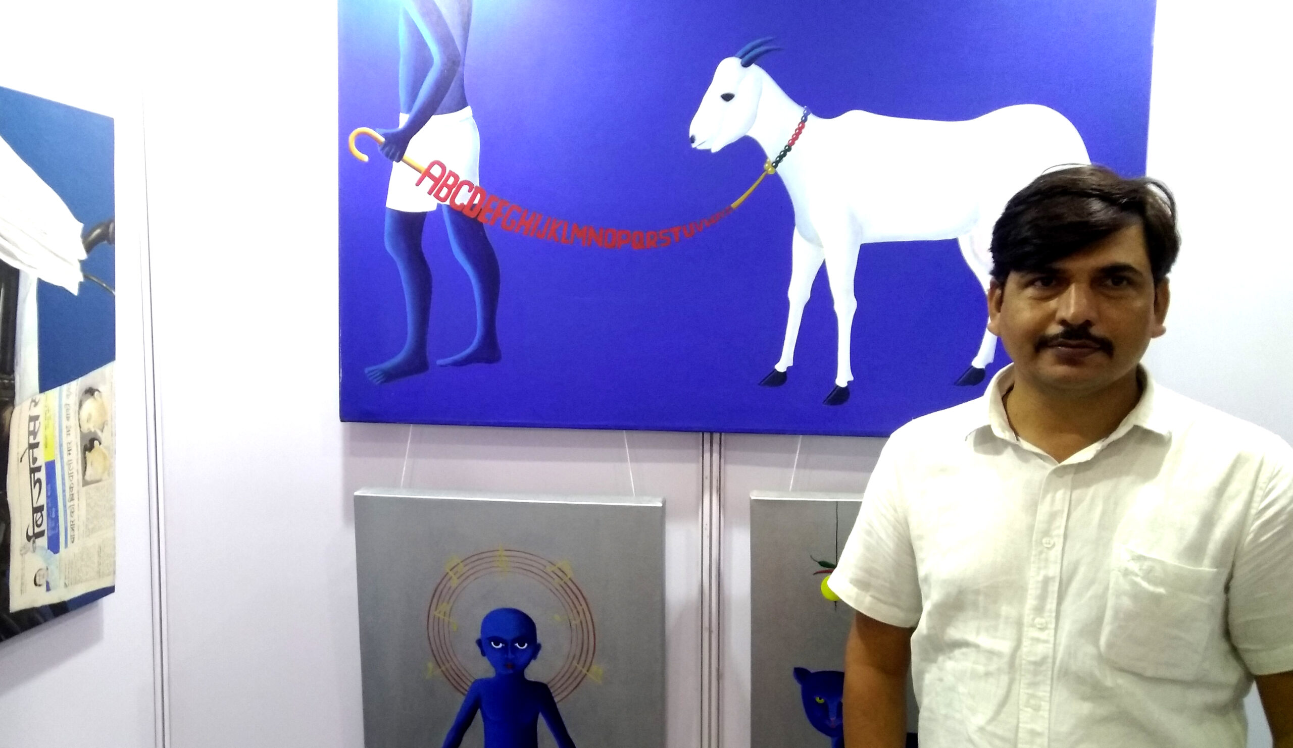 Manish Upadhyay at ARTIVAL Art Event (23rd-25th NOVEMBER, 2018), World Trade Centre, Mumbai: