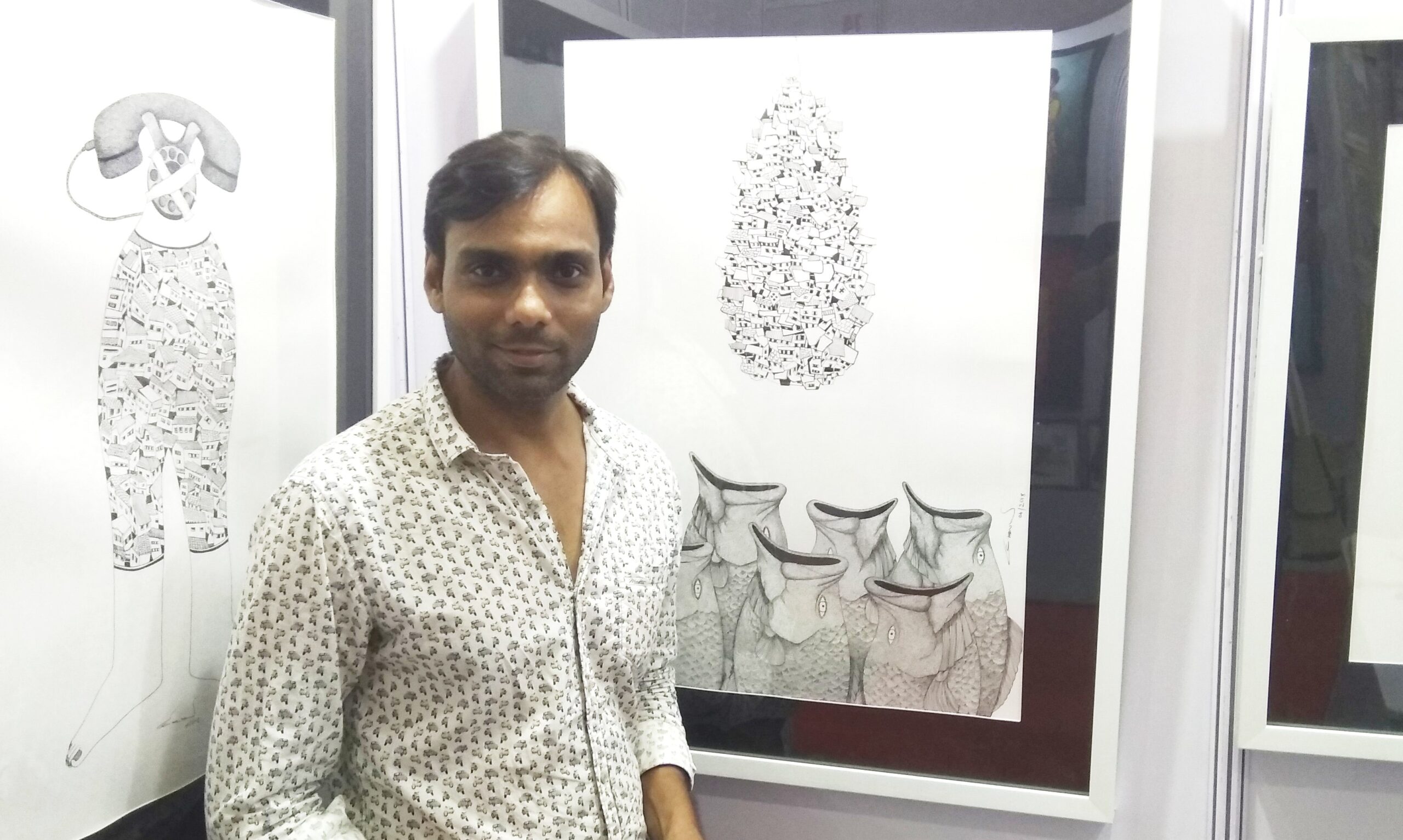 Sanghpal Chawhan At ARTIVAL Art Event (23rd-25th NOVEMBER, 2018) : World Trade Centre, Mumbai