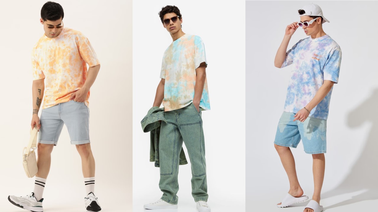 Spring Summer 2023 Tie Dye Trends: Menswear T-Shirts