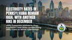 Electricity Rates in Pennsylvania Remain High, with Another Hike in December