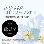 Earth & Halo on Fire: Blue Crystalline Serum Secures Fourth Award with Elle Magazine’s “Best Serum Of The Year”