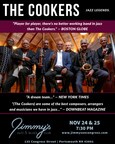 Jimmy’s Jazz & Blues Club Features Legendary Jazz Supergroup THE COOKERS on Friday & Saturday November 24 and 25 at 7:30 P.M.