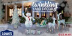 Twinkling Winter Magic: Holiday Living SPARKLE® Frozen Fractals Yard Décor Shines Bright at Lowe’s