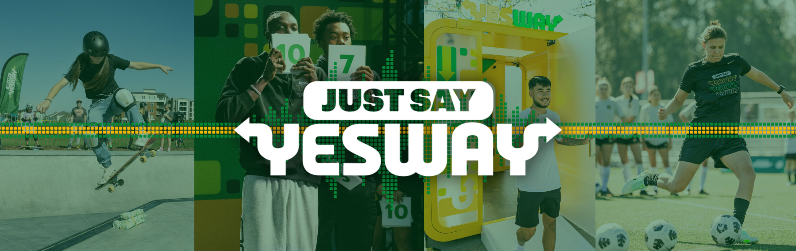 Subway® Canada Challenged Local Communities to say YESWAY with the help of Scottie Barnes, Christine Sinclair and Fay De Fazio Ebert