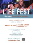 Inspiring a New Vision for the Pro-Life Movement: Sisters of Life and Knights of Columbus to Host Second-Annual Life Fest, A Morning Rally at the 2024 National March for Life