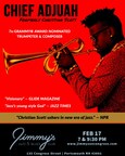 Jimmy’s Jazz & Blues Club Features 7x-GRAMMY® Award Nominated Trumpeter & Composer CHIEF ADJUAH (Formerly Christian Scott) on Saturday February 17 at 7 and 9:30 P.M.