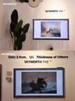 The world’s first All-in-one Design Canvas Art Display TV made by SKYWORTH, Becomes the Shining Star at CES with its Artistic Aura