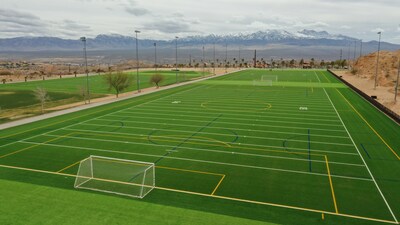 THE CITY OF MESQUITE THRIVES AS MULTI-PURPOSE MATRIX HELIX FIELDS PROMOTE SAFETY & COOLER PLAYING SURFACES
