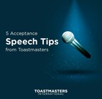 5 Acceptance Speech Tips from Toastmasters