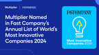 Multiplier Named in Fast Company’s Annual List of the World’s Most Innovative Companies of 2024, joining the ranks of Nvidia, Microsoft, OpenAI and more