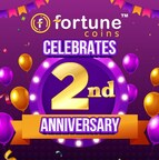 Fortunecoins.com launches a week of spectacular events to celebrate the online social casino’s 2-year anniversary