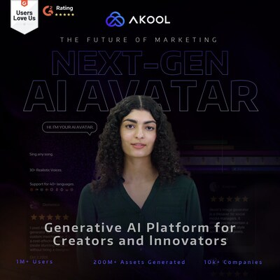 AKOOL Introduces New Class of Gen AI Avatars, Setting a New Standard for Self-Expression