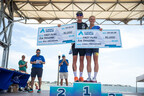 Marc Dubrick and Lisa Becharas Win St. Anthony’s Triathlon