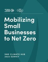 A new survey by SME Climate Hub: Climate change increases in priority for small business but barriers to action remain