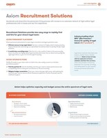 Axiom’s New Permanent Recruitment Solutions Now Available in Asia