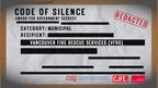 Vancouver Fire Rescue Services’ chill on access to information recognized with Code of Silence Award for Outstanding Achievement in Government Secrecy