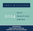 PT Mowilex Applauded by Frost & Sullivan for Its Industry-leading Premium Paints and Coatings and for Its Market-leading Position