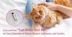 Easy and Fast “Cat Urine Test Kit” for Early Detection of Kidney Disease, Gallstones, and Cystitis