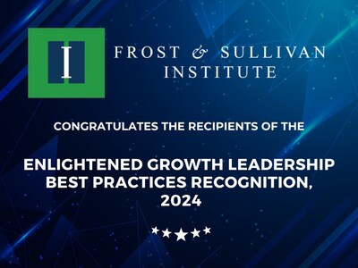 Frost & Sullivan Institute Celebrates Leaders in Sustainability with 2024 Enlightened Growth Leadership Awards