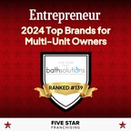 Five Star Bath Solutions named a Top Brand for Multi-Unit Owners by Entrepreneur Magazine