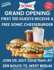 SONIC Drive-In to Open in Berlin Township on Monday, July 22