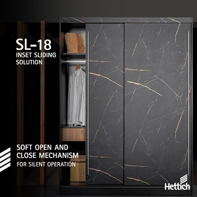 Hettich Introduces SlideLine 18: Effortless Elegance in Sliding Door Systems