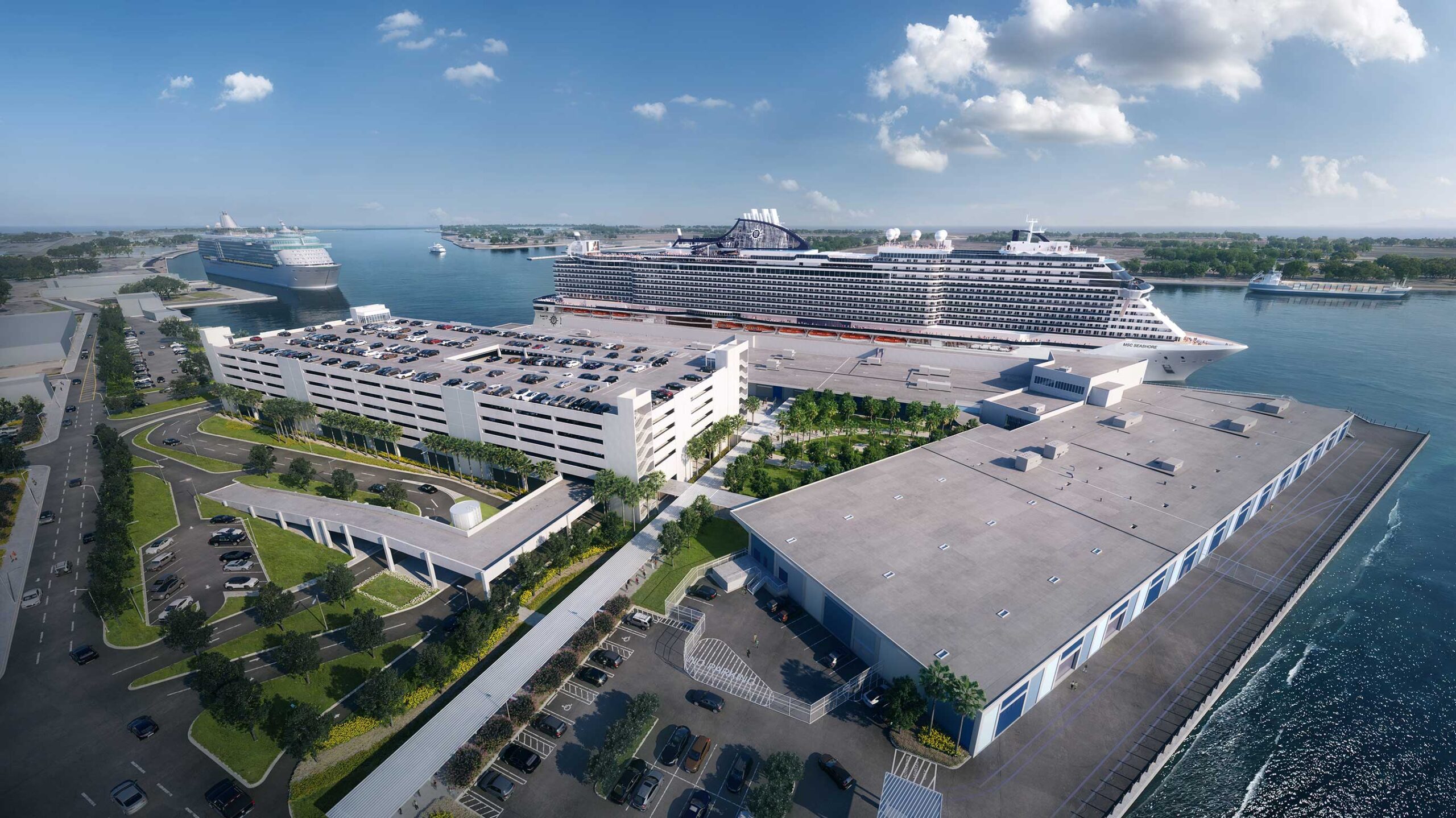 Construction Officially Underway for Galveston’s 4th Cruise Terminal – Future Home of MSC Seascape