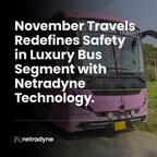 November Travels Redefines Safety in Luxury Bus Segment with Netradyne Technology