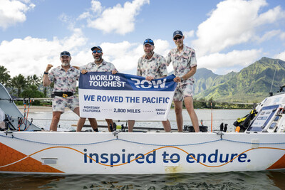 Rowers Complete Record-breaking 2,800-mile Open Ocean Row to Benefit Michael J. Fox Foundation, Increase Fundraising Goal to  Million