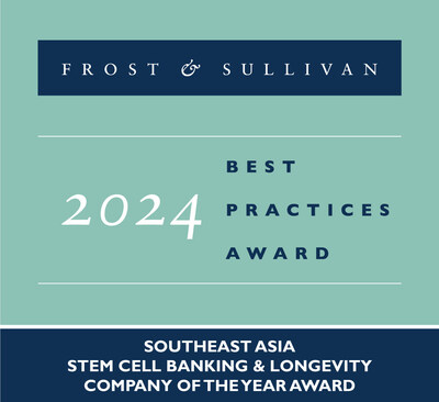 Medeze Group Awarded Frost & Sullivan’s 2024 Southeast Asia Company of the Year for Delivering Highly Innovative Stem Cell and Longevity Solutions