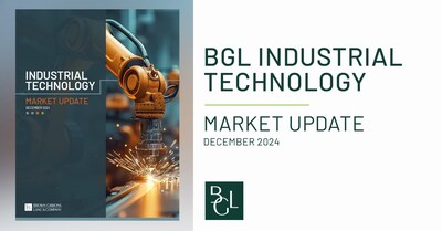 The pace of adoption of advanced digital solutions across a diverse range of end markets creates opportunities for market participants best able to adapt and for forward-looking investors positioned to capture value based on the evolving landscape, according to a new industry report released by the Industrial Technology investment banking team from BGL.